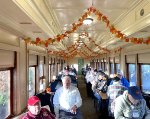 Different interior views of the PRR Mineral Spring Car